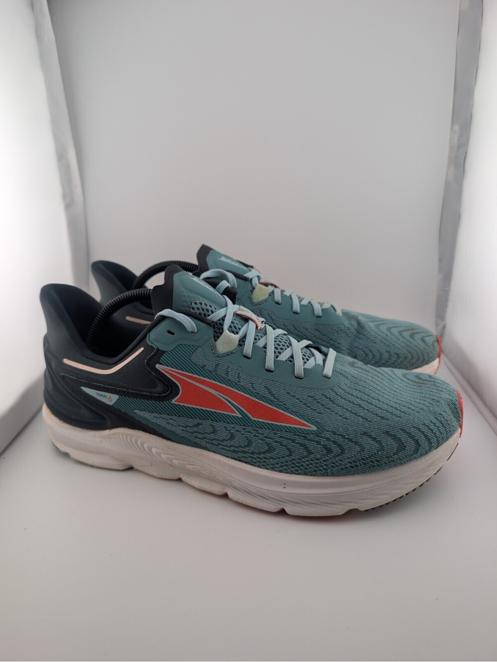 Altra Men's Size 11 Torin 6 Road Running Shoes Dusty Teal & Coral Sneakers